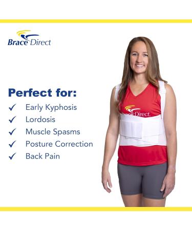 Brace Direct Full Back Support TLSO | Neck Shoulder & Lumbar Pain Relief | Posture Correction for Men & Women | Discreet Comfort for Everyday Wear - Buy Online on GoSupps.com
