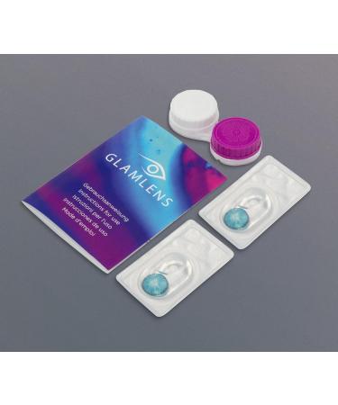 Toledo Blue Colored Contact Lenses - Monthly Soft Hydrogel - 2 Pieces + Lens Container | Natural Colors Series - Buy Online on GoSupps.com
