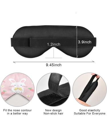 WELLDAY Cute Rabbits Sleep Mask - Soft Comfort Eye Shade Cover for Men and Women - Buy Online on GoSupps.com