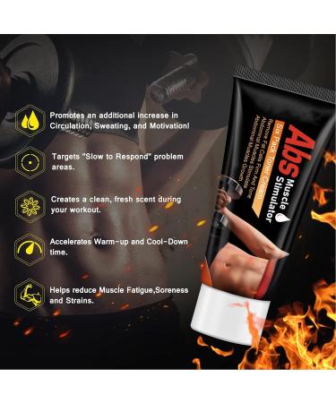 Belly Fat Burner & Cellulite Cream for Stronger Abdominal Muscles | Absorption-Enhanced Formula for Sculpting - Buy Online on GoSupps.com