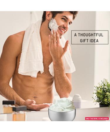 Perfecto Stainless Steel Shaving Bowl | Durable Metal Mug for Shaving Soap & Cream | Double Layer Smooth Shave Unbreakable Mug with Heat Insulation | Large Size | Wet Shaving Kit Essential - Buy Online on GoSupps.com