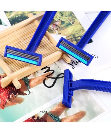 Disposable Razors for Men - 3pcs Set | Portable 3-Blade Travel Shaver for Hotel & Bathroom - Buy Online on GoSupps.com