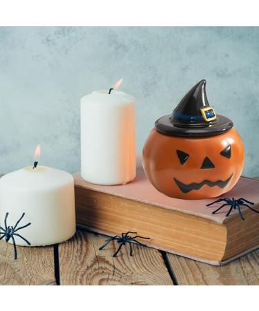 Pumpkin Scented Candles - Creative Red Witch Hat Natural Soy Wax Aromatherapy for Halloween Home Decor & Party - Buy Online on GoSupps.com