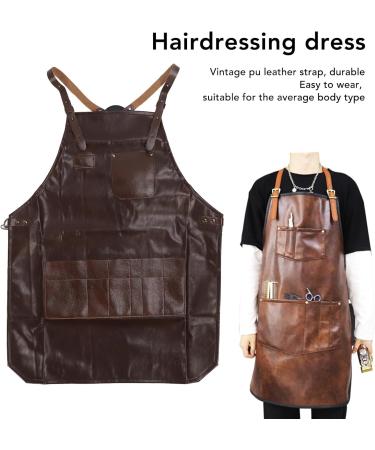 ZJchao Waterproof Hair Stylist Vest & Apron - Durable Barber Smock with Pockets for Professional Salon Use - Buy Online on GoSupps.com