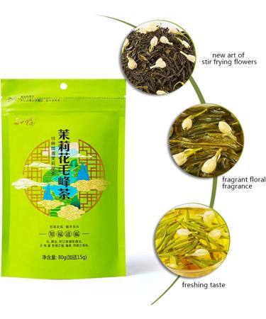 95G Jasmine Tea the Fragrance Is Better Mature and Full Household Drinking Tea Teeth Are Fragrant Suitable for Daily Work and Gifts for Family and Friends - Buy Online on GoSupps.com