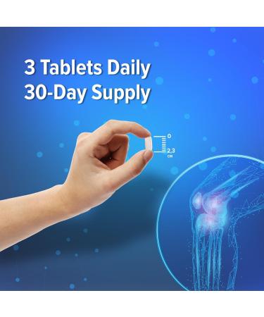 Glucosamine Chondroitin MSM Complex 90 Tablets High Strength with Collagen Boswellia & Bromelain Turmeric Joint Supports - Buy Online on GoSupps.com