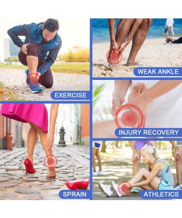 Beister Ankle Support Compression Brace - Breathable Neoprene Sleeve for Sports, Arthritis, Plantar Fasciitis - Medium, Pack of 2 - Buy Online on GoSupps.com