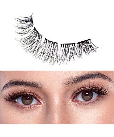 DIY False Eyelashes 45 Cluster Lashes | C Curl Reusable Soft Individual Lashes | Natural Look with Clear Glue | Strong Hold 10-16MM | Fluffy and Reusable - DM01-Natural - Buy Online on GoSupps.com