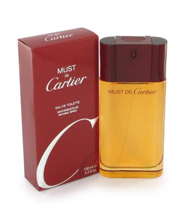 Must De Cartier By Cartier Womens Eau De Toilette (EDT) Spray 3.4 Oz Oriental 3.3 Fl Oz (Pack of 1)