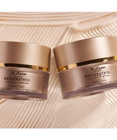 M. Asam Resveratrol Premium NT50 Perfecting Eye Cream - Vegan Anti-Aging Formula with Resveratrol & Hyaluronic Acid - 1.01 Fl Oz - Buy Online on GoSupps.com