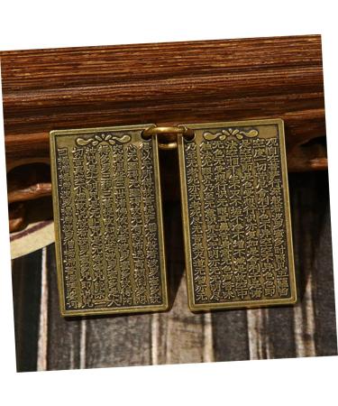 COHEALI 3pcs Key Chain Pendant Car Key Chain Zen Pendant Retro Amulet Pendants Ornaments Men and Women Brass - Buy Online on GoSupps.com