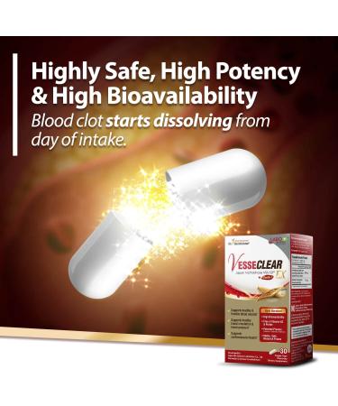 LABO Nutrition VesseCLEAR EX - Nattokinase NSK-SD+Elastin F for Healthy Blood Vessels - Clinical Strength Cardiovascular Support - Japan's Most Trusted Formula - Buy Online on GoSupps.com