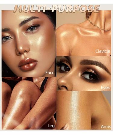 URQT Highly Pigmented Liquid Contour - Long-Lasting Buildable Contouring Wand with Sponge Tip | Pack of 3 Blush & Highlighter - Global Shipping Available - Buy Online on GoSupps.com