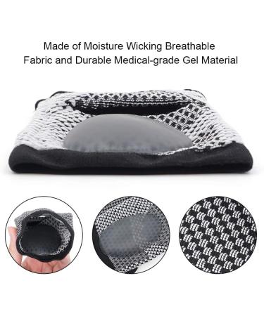 Compression Arch Support Sleeves with Gel Pads for Plantar Fasciitis & Foot Pain Relief - Medium Size (1 Pair) - Buy Online on GoSupps.com