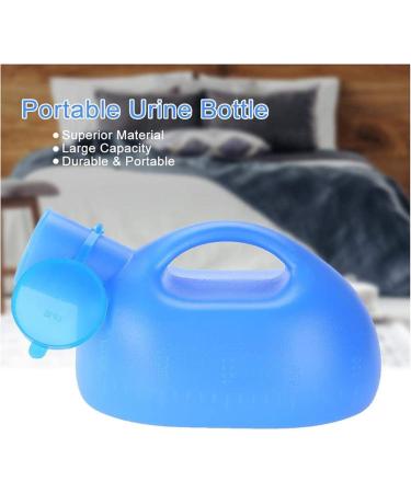 Men Urinal Urinals for Men - 2000mL Thick Plastic Mens Bedpan with Lid - Male Portable Pee Bottles - Travel Urine Collection Containers Convenient and Practical Urinal - Buy Online on GoSupps.com