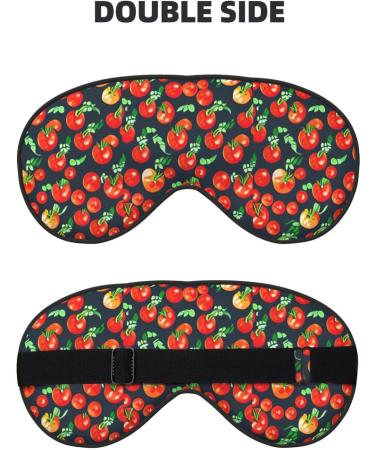 Buy Double-Sided Tomatoes Sleep Mask | Soft Adjustable Eye Mask for Optimal Sleep & Eye Edema Relief | International Shipping Available - Buy Online on GoSupps.com