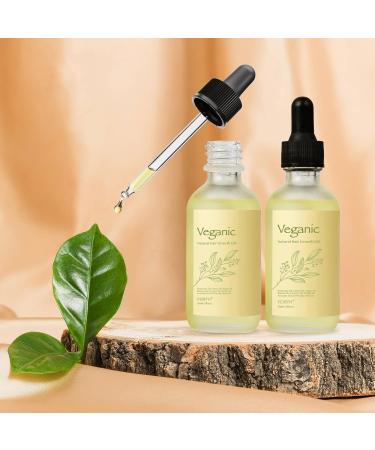 Veganic Hair Growth Oil - Natural Hair Oil for Men & Women | 2pcs | Boost Hair Growth Globally - Buy Online on GoSupps.com