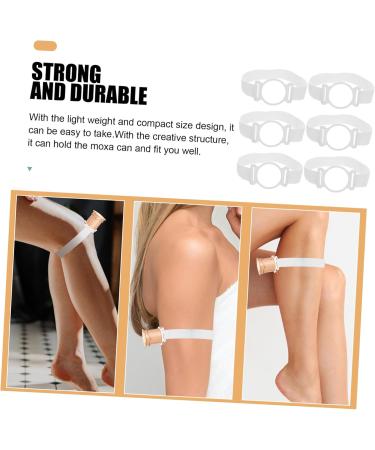 Lurrose 6pcs Moxibustion Rubber Band & Cone Holder - Nylon Moxa Sticks Holder for International Shipping - Buy Online on GoSupps.com