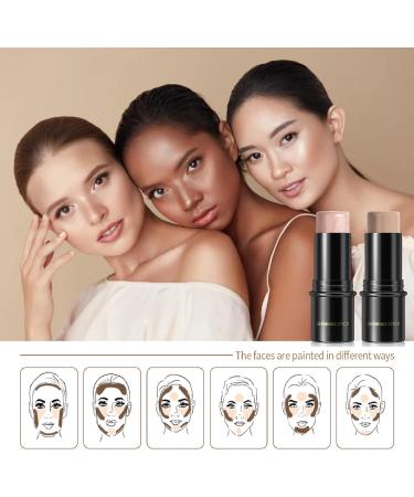 Long-Lasting Waterproof Highlighter Contour Stick for Face & Body - Brightens & Defines Features - Daily Wear Makeup - 29.00g (Pack of 1) - Buy Online on GoSupps.com