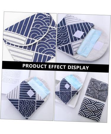 3-Piece Set Storage Bags for Women's Bandages | Menstrual & Breastfeeding Holders | High Capacity Fabric Organizers in Assorted Colors - 14x12cm - Buy Online on GoSupps.com