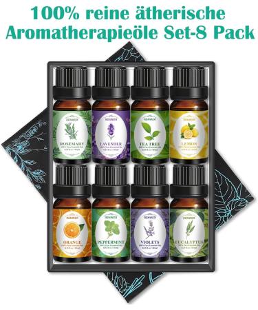 Essential Oil Aroma Diffuser 300ml - 8 Set Fragrance Room Humidifier & LED Light for Bedroom & Office | TY-500 - Buy Online on GoSupps.com