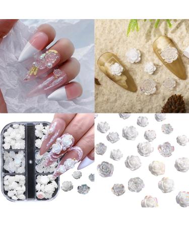 TQUXNGA Exquisite Craftsmanship Camellia Nail Art Decorations in Various Styles Take Your Manicure to the Next - Buy Online on GoSupps.com