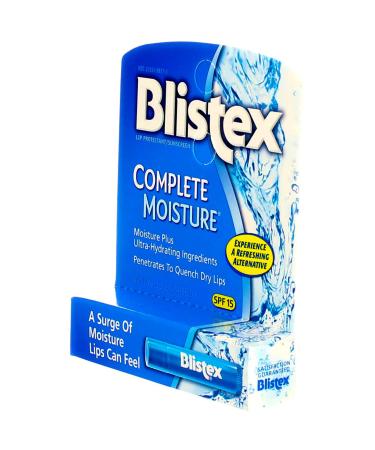 Buy Blistex Complete Moisture Lip Balm SPF 15 - Hydrating Lip Care for All Skin Types - 0.15 oz International Shipping Available - Buy Online on GoSupps.com