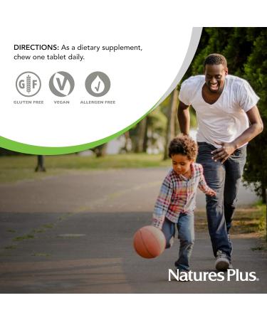 NaturesPlus Lovites Vitamin C 500mg Chewable Tablets - Pack of 2, 90 Tablets Each - Immune System Support - Vegan & Gluten-Free - 180 Total Servings - Buy Online on GoSupps.com