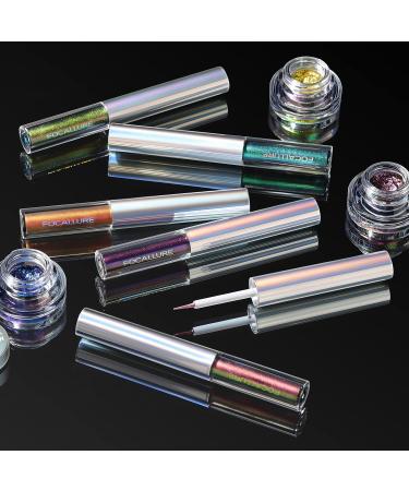 FOCALLURE Chameleon Liquid Eyeliner - Intense Color Shifting, Metallic Finish, Waterproof - ICY DRIPS 09 - Buy Online on GoSupps.com