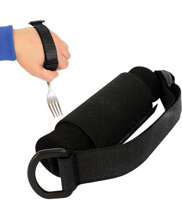 Seniors Self-Eating Aid Tool | Eating Assistance Fork Fixer for The Elderly and The Disabled | Handicap Eating Aid Silverware Fixer Eating Independently Tool for Home - Buy Online on GoSupps.com