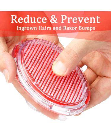 TailaiMei Exfoliating Brush for Ingrown Hair Treatment - Prevent Bikini Bumps and Razor Bumps - Smooth Skin Solution (Orange) - Buy Online on GoSupps.com