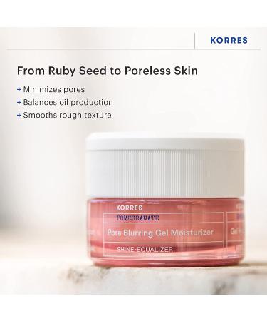 KORRES Pomegranate Pore Blurring Gel Moisturizer 40ml - Skin Perfecting Formula - Buy Online on GoSupps.com