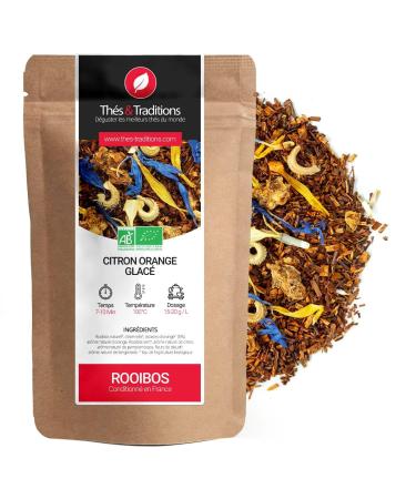 Th s & Traditions Rooibos Lemon Orange | 100g loose leaf bag | Certified Organic