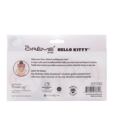 The Cr me Shop Hello Kitty Pink Satin Plush Spa Headband - Cruelty-Free & Vegan - Buy Online on GoSupps.com