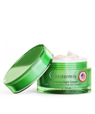 VERDERMIS Nourishing & Recharging Night Cream. For a Nourished and Enriched Skin and Flawless Complexion. Clean. With Organic Ingredients. Made in USA. - Buy Online on GoSupps.com
