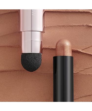 FOCALLURE No Crease Eyeshadow Stick - Matte & Shimmer Creamy Eye Shadow Pencil | Waterproof, Smudge-proof with Built-in Smudger - HICKORY 05 - Buy Online on GoSupps.com