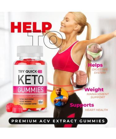 Alapor Try Quick Keto Gummies with Apple Cider Vinegar - 30 Days Supply - Buy Online on GoSupps.com