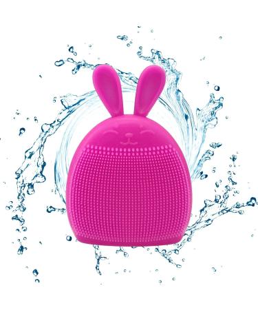 Face Scrubber - Facial Cleansing Brush Face Scrub Clean Brush - Face Brushes for Cleansing Handheld Face Exfoliator Brush for Sensitive Delicate Dry Skin Cleaning Rose Red Rabbit - Buy Online on GoSupps.com