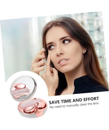 Healeved Contact Lens Container Set - Travel Case with Mirror Marble Design | Eye Contact Holder for Safe Storage - Ideal for International Shipping - Buy Online on GoSupps.com