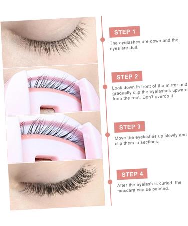 Didiseaon 1 Set Eyelash Curler Mini Eyelashories Anti-Skid Handle Eyelashories Makeup Eyelashories Eyelash Curling Kit White Accessories Non-Slip 5.8*4.3cm - Buy Online on GoSupps.com