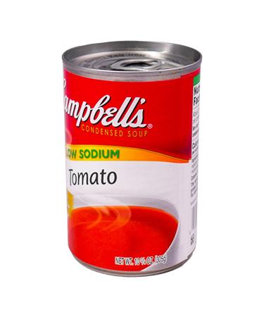 Campbell's Less Sodium Tomato Soup 10.75oz Condensed Can - Pack of 6 - Buy Online on GoSupps.com