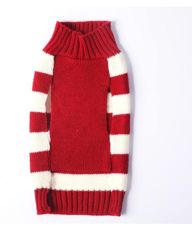 Buy Hrttsy Christmas Dog Sweater | Cozy Winter Pullover for Small to Large Dogs | Red & White Moose Design - Buy Online on GoSupps.com