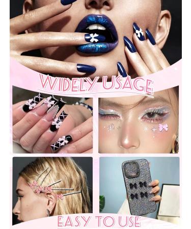 2 Boxes Bow Nail Charms Wsimily 3D Colorful Bowknot Nail Art Charm Kawaii Ribbon Bowknots Nail Accessories for Women Girls Nail Decorations DIY Craft Jewelry (2 Styles) - Buy Online on GoSupps.com