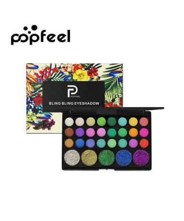 Battnot 29 Colors Eyeshadow Palette - Waterproof Shimmer & Matte Makeup Set | Black Pigment Eye Cosmetics - Buy Online on GoSupps.com