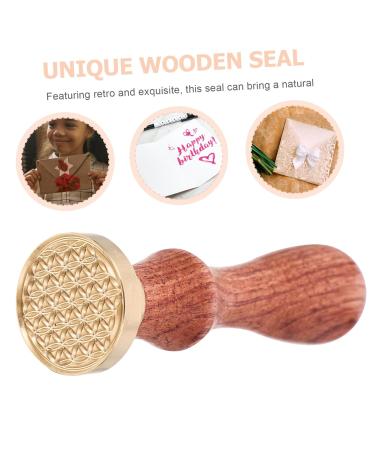 1pc Dispensing Plate Tool for Powder & Espresso - Eyeshadow Tamper & Pressing Stamp with Wooden Handle | Perfect for Makeup & Art - Buy Online on GoSupps.com