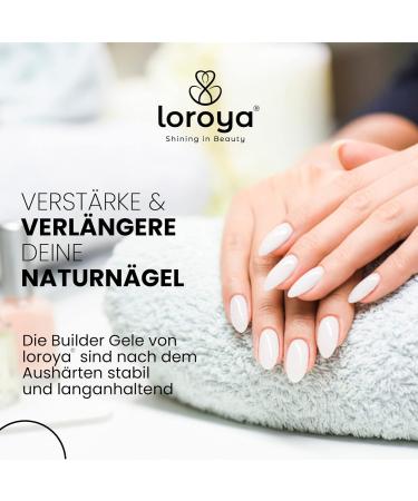  loroya Milkshake LED/UV Builder Boost Gel 50g Builder Gel Nail Extension Manicure - Buy Online on GoSupps.com