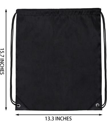 Vorspack Drawstring Backpack 10-Piece Set - Perfect for Parties, Gym, Sports, and Travel - Black - Buy Online on GoSupps.com