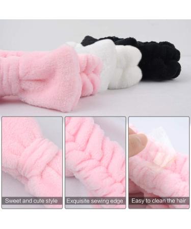 SINLAND Cute Hair Bands Spa Headband for Women 3Pack - Assorted Colors - Buy Online on GoSupps.com