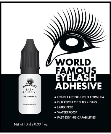 Extra Strong Eyelash Adhesive - Waterproof Latex Free Fast Drying | CAT Complexion Atelier (0.33 fl. oz) - 12-18 Applications - Buy Online on GoSupps.com