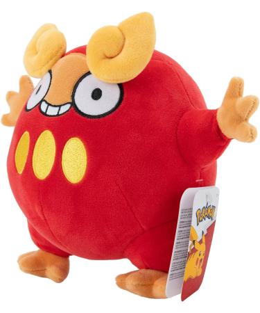 Pok mon Official 8-inch Darumaka Plush Toy - Ultra-Soft & Premium Quality for Play & Display - Buy Online on GoSupps.com